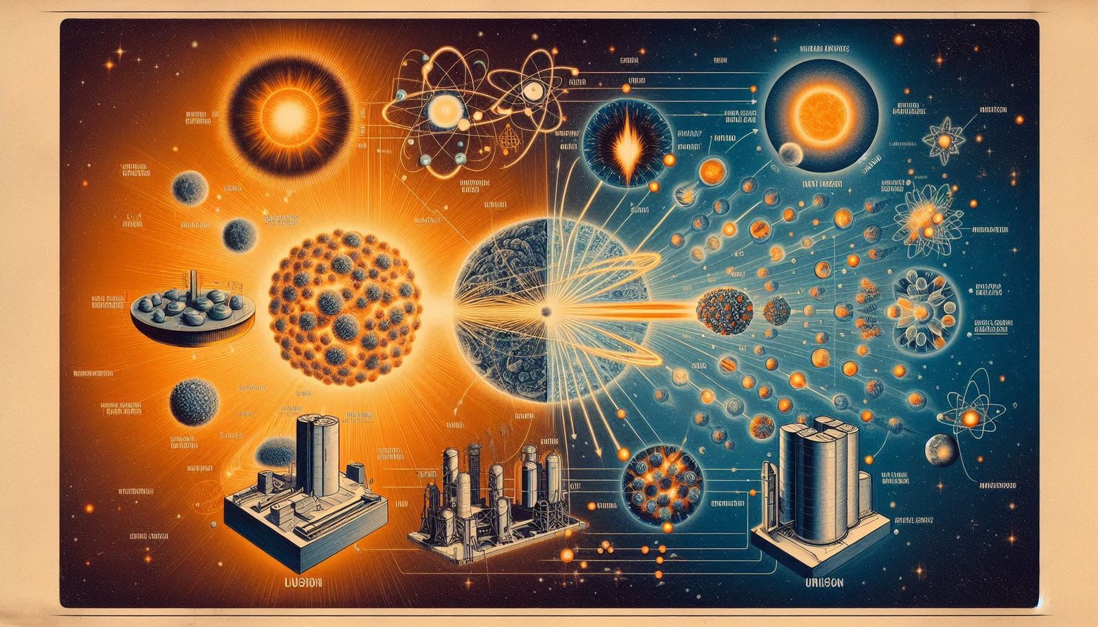 Difference between fission and fusion