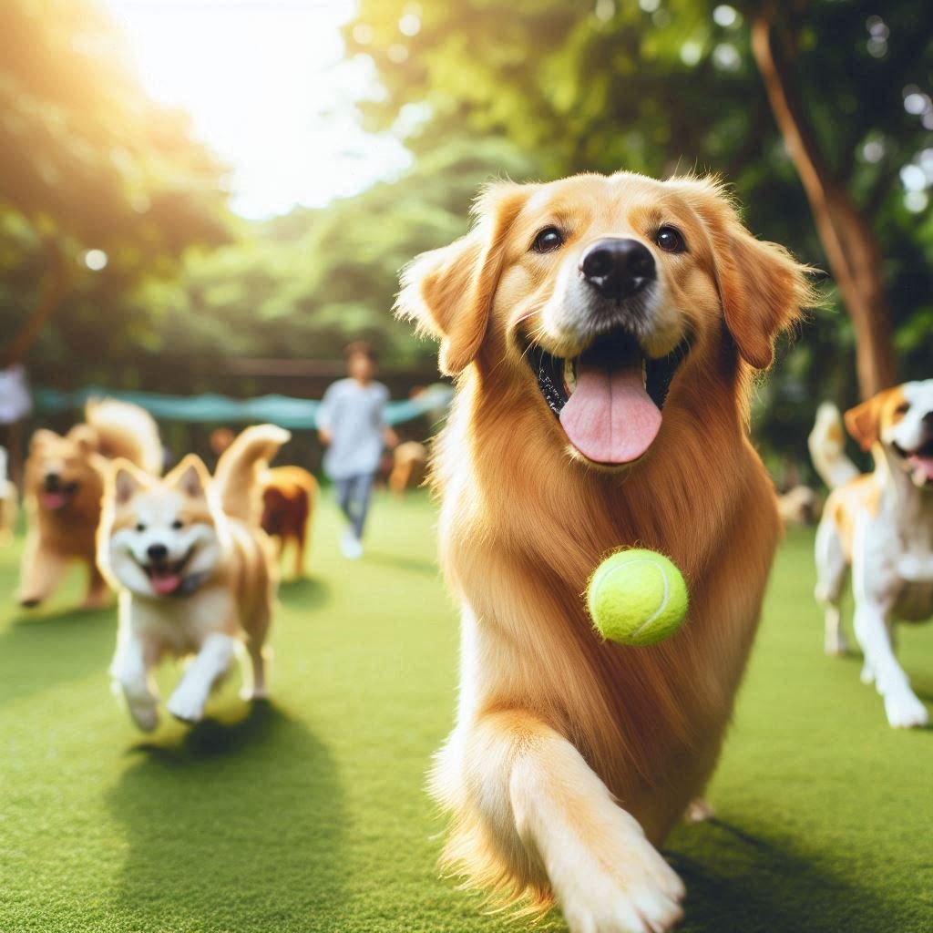 happy and healthy dog