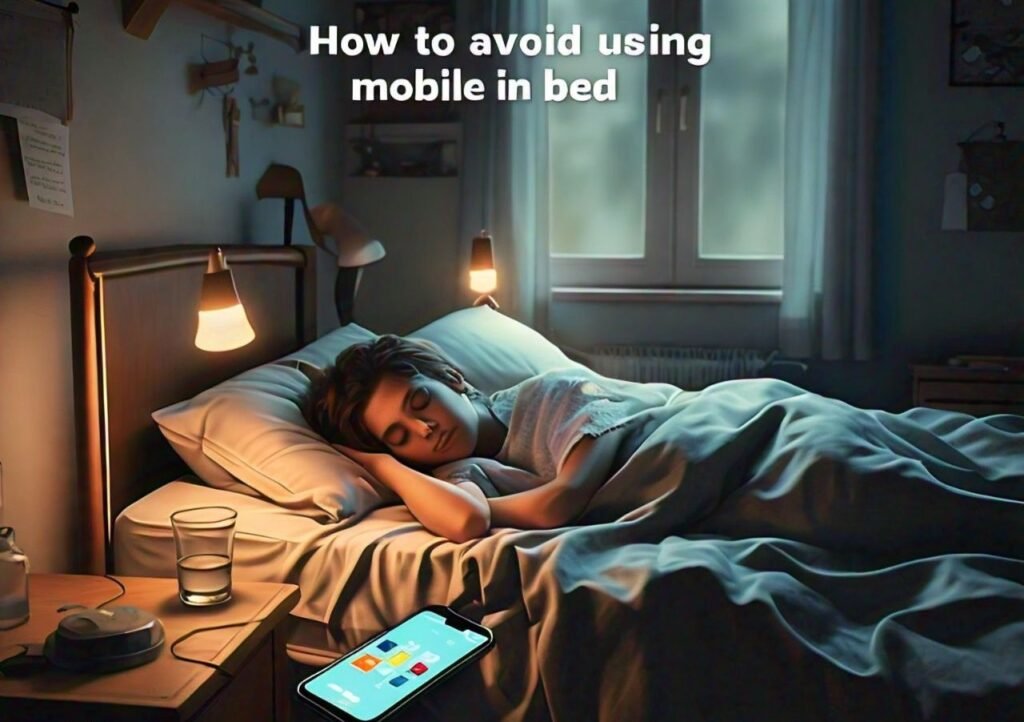 How to Avoid Using Mobile Phone on Bed