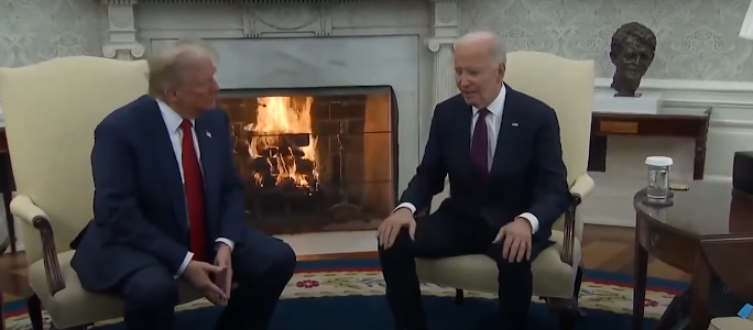 Trump meets Biden