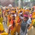 सिंघर्र में भव्य कलश शोभायात्रा के साथ श्रीमद्भागवत कथा ज्ञान यज्ञ शुरू